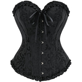 Корсет для жінок - бюстгальтер-корсет, чорний, розмір S