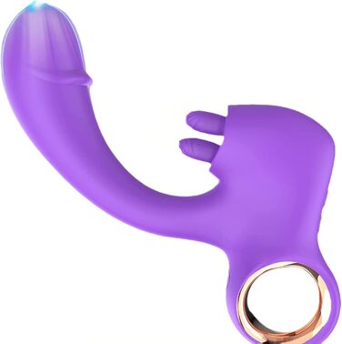 Вібратор для жінок: 10 режимів, сильний, тихий, стимуляція G-точки, фіолетовий
