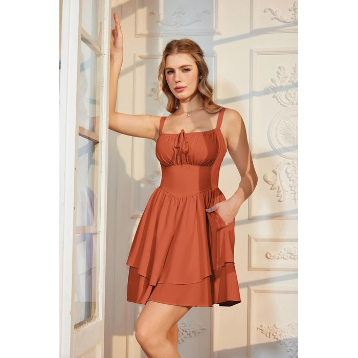 Сукня-корсет Soerkleid Scarlet Darkness Daen Коралова, Розмір XXL. Елегантна сукня для вечірки, коктейлю та пляжу.