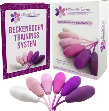 Набір силіконових кегелів для вправ Кегеля - 6 шт. для контролю сечовипускання та зміцнення тазового дна (для жінок)