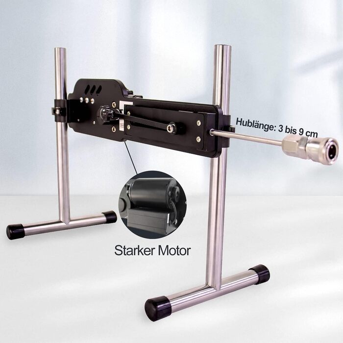 Металева секс-машина Fredorch Big Dildo з VAC-U-Lock, для чоловіків, жінок та пар, тиха робота