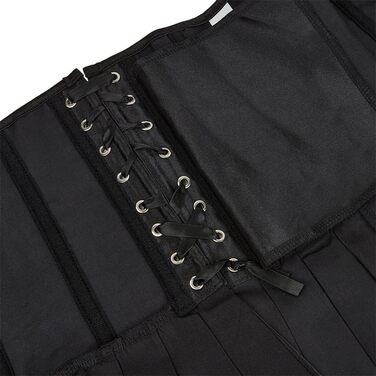 Корсетна корсаж Grebrafan для вечірок у готичному стилі, чорний та червоний, розмір 48-50