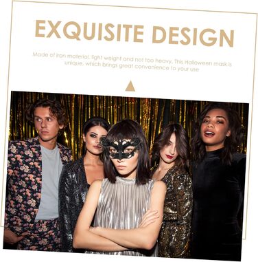 Маска на Хелловін Holibanna з 4-ма кульками: косплей, вечірка, маскарадна маска, аксесуар