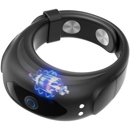 Вібруючий кільце для пеніса BeHorny - секс-іграшка для чоловіків, 10 режимів вібрації, для подовження та посилення ерекції, чорний