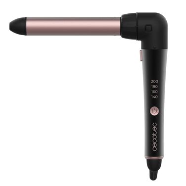 Конічний плойка-керіміка Cecotec Lockenstab SurfCare TwistConic 33W для створення природних хвиль та текстури, діаметр 13-25 мм