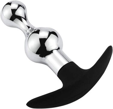 Анальний дildo з нержавіючої сталі для дорослих. Іграшки для БДСМ, анальний секс. Підходить для жінок та чоловіків.
