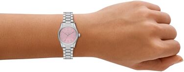 Жіночий наручний годинник Michael Kors Lexington, 26мм, кварцовий механізм, сталевий браслет (Розове золото)