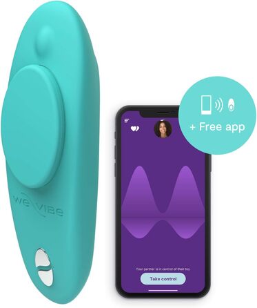 We-Vibe Moxie: Вібратор-кліторальний масажер, портативний, 10 режимів, водонепроникний