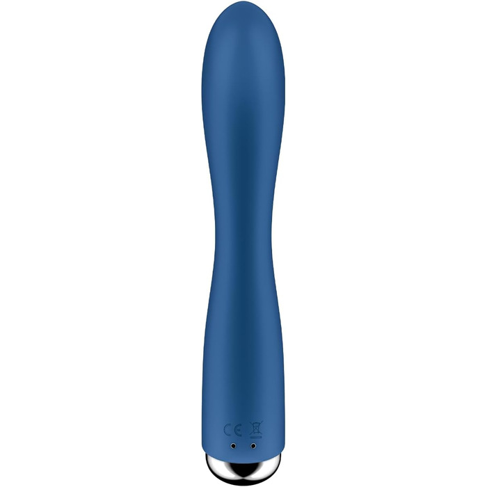 Satisfyer Spinning Rabbit - вібратор-зайчик | Стимуляція G-точки та клітора | Іграшка для дорослих з силікону | 12 вібрацій та 5 програм обертання | Blue