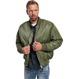 Чоловіча куртка-бомбер Brandit MA-1 Fliegerjacke, колір Olive 1, розмір XL