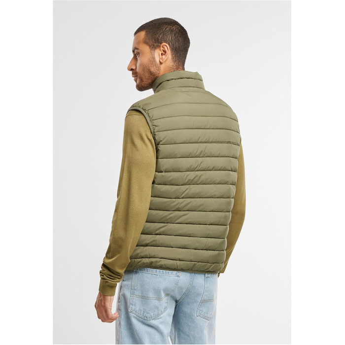 Легкий базовий жилет Urban Classics Basic Light Weight Vest, темно-оливковий, розмір S