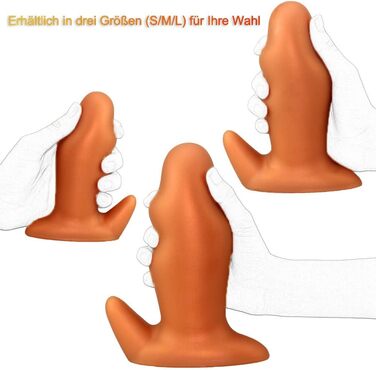 Анальний плаг з силікону Kuaecr: гнучкий, для чоловіків та жінок