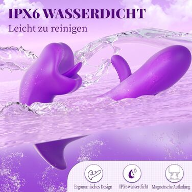 KELESTA Вібратор для жінок з 7 режимів лизання, вібрації та 10 режимів погладжування. Набір секс-іграшок для пар