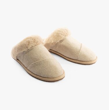 Жіночі домашні капці TOMS Valerie, в'язані з блискітками, колір вівсяний (розмір 42 EU)