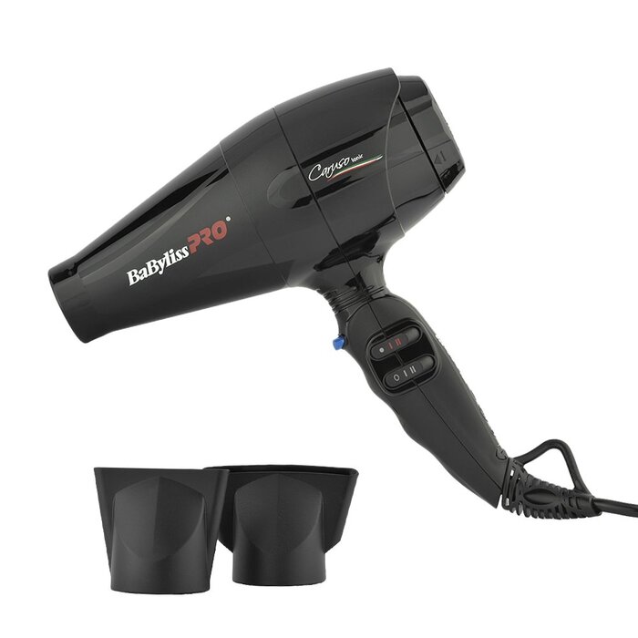 Професійний фен Babyliss Pro BAB6510IE Caruso з іонною технологією, чорний