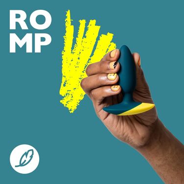 Вібруючий анальний пробка-стимулятор простати ROMP Bass — силіконовий анальний плаг з 6 режимами інтенсивності, водонепроникний та зарядний, для чоловіків, жінок та пар
