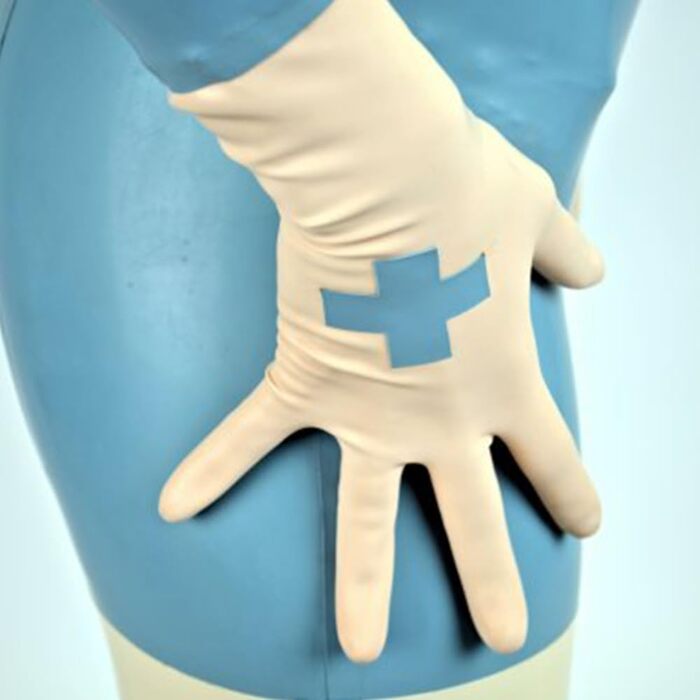 Костюм-комбінезон з лакованої шкіри з блискавкою спереду - жіночий фешн-костюм, клубний образ, фетиш-костюм, catsuit, для клубів та вечірок