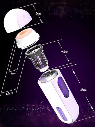 Автоматичний секс-іграшка для чоловіків з 10 режимами телескопічної та ротаційної дії. Мастубатор, секс-іграшка для чоловіків