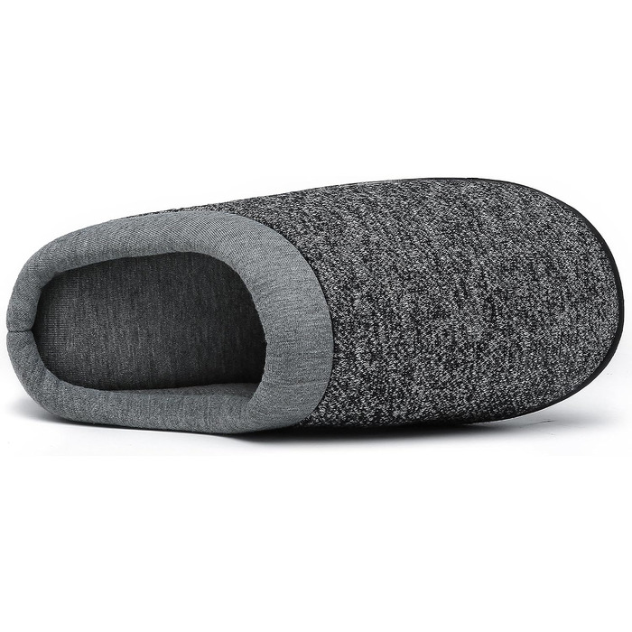 Зимові домашні капці Mishansha унісекс з пам'яттюю піною (Memory Foam), теплі та протиковзкі тапочки для чоловіків та жінок, розмір 47 EU, колір Space