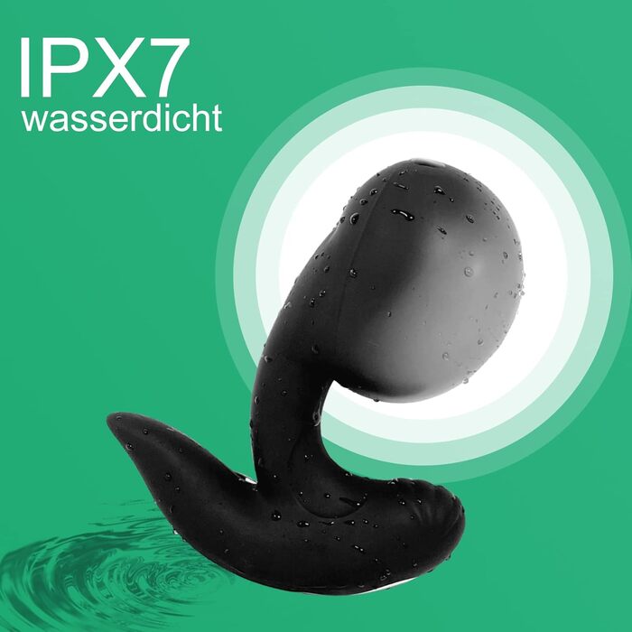 Надувний анальний плагін ZWFUN з вібрацією та пультом дистанційного керування для чоловіків