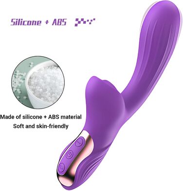 Вібратор жіночий Sexspielzeug Rabbit, 10 режимів, чорний