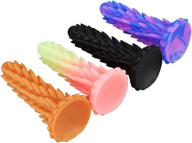 Анальний секс-іграшка Guspiun з широким гаком, силікон, чорний, L