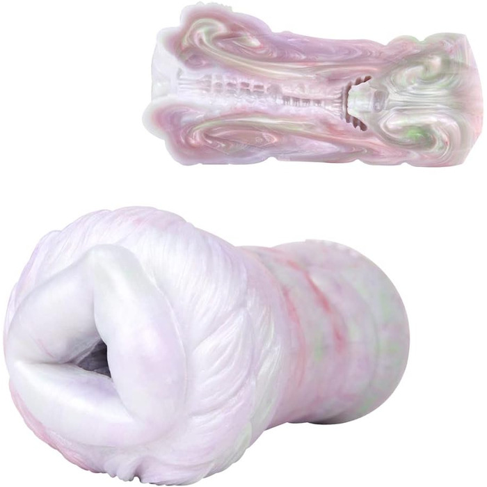 Масажер для чоловіків з силікону у вигляді тварини з вагіною, реалістичний, великий, 545,5 г