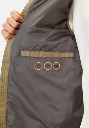 Чоловічий стібаний жилет camel active Puffer — водовідштовхувальний та вітрозахисний, зелений