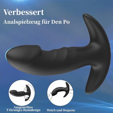 Набір анальних пробок для жінок та чоловіків (3 шт.) - силіконові, різних розмірів (S, M, L) - секс-іграшка для пар, початківців та досвідчених