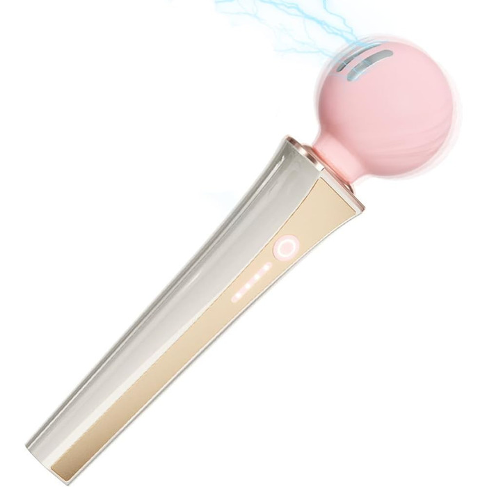 Вібратор Guspiun Stromschlag AV для жінок: 10 режимів вібрації, 5 рівнів електрошоку, стимулятор клітора та грудей, набір для пар