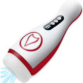 Електричний мастурбатор для чоловіків QgLust з 7 режимами вібрації та 7 режимами всмоктування, з інтегрованою голосовою взаємодією