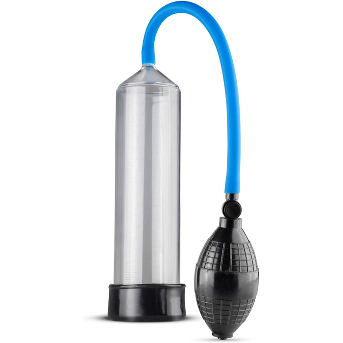 Насос для збільшення статевого члена, посилення ерекції, для чоловіків - з кулькою, прозорий