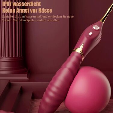 Вібратор для жінок Jpscor G Punkt з 10 режимами - подвійний, стимулятор клітора з 2 насадки, високочастотний вібратор для дорослих (жовтий)