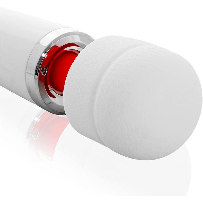 Вібратор для жінок BuyAndFeelGood 20 Vario/10 Speed - Іграшка для дорослих, масажер, Magic Wand з сумкою, акумуляторний, білий