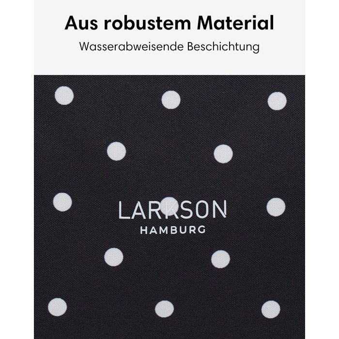 Жіноча сумка-кросбоді LARKSON Solveig Small Halbmond у горошок, 6.5 л, Medium