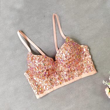 Корсет-топ Woboren: бюстгальтер, топ на бретелях, кроп-топ, корсаж, обтислий жилет. Білий (#11 Бежевий, S)