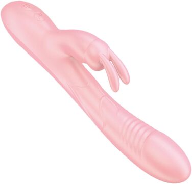 Вібратор G-Punkt для жінок, кролик, 10 режимів вібрації, рожевий