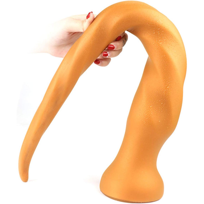 Анальний плаг Roluck для чоловіків, 54 см, з м'якого силікону, з присоском для масажу простати та анального оргазму, розширювач (XL(62 см))