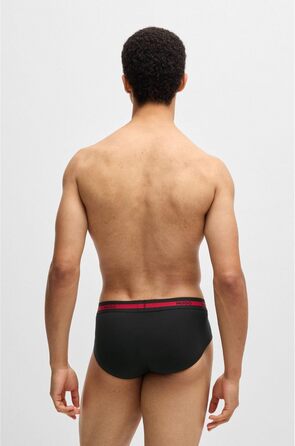 Чоловічі труси Hugo (XL, чорний) з логотипом Triple Planet, 3 шт. з бавовни