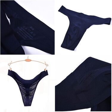 Чоловіча трусика-стрінги Aienjoy (3 шт. в упаковці): чорний, білий, темно-синій. Тонкий, сексуальний дизайн