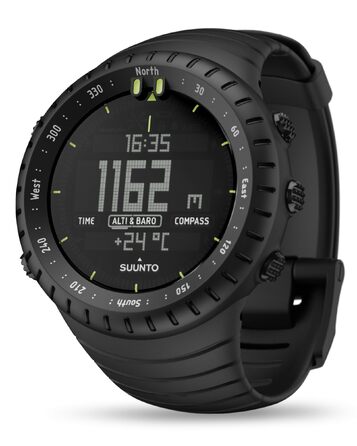 Спортивний багатофункціональний годинник для активного відпочинку Suunto Core All Black (унісекс)