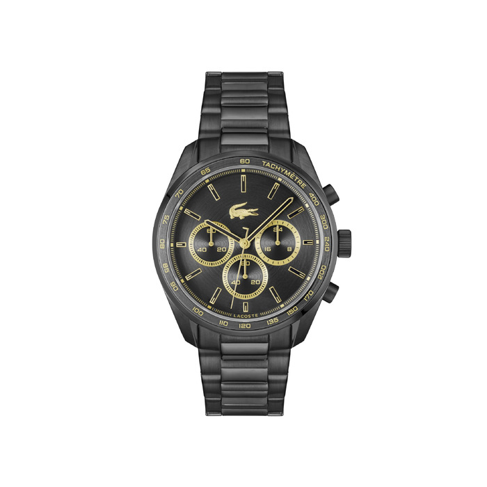 Чоловічий годинник Lacoste Boston Chronograph зі сталевим браслетом (Silver, Metal)