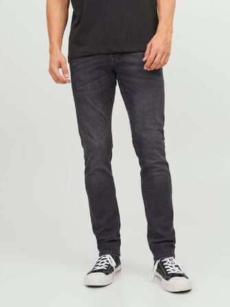 Чоловічі джинси Jack & Jones JJITIM JJORIGINAL AM 012 LID NOOS, чорний денім (32W / 30L)