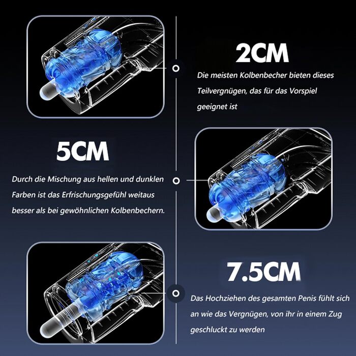 Електричний секс-іграшка для чоловіків з 5 швидкостей та 3D реалістичною вагіною, аудіо-інтеракція, телескопічний дизайн