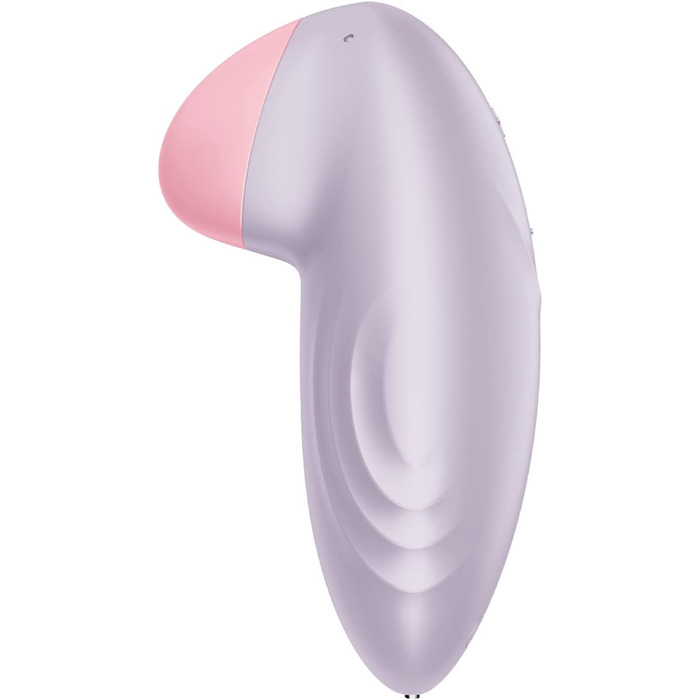 Satisfyer Tropical Tip Connect: Вібратор кліторальний Bluetooth, водонепроникний (IPX7), ергономічний, силіконовий, фіолетовий