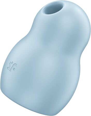 Вібратор Satisfyer Pro To Go 1 | Подвійний мотор | Компактний, перезаряджається | Водостійкий (IPX7) | Вібратор-імпульс | Інтимна іграшка для жінок, універсальний розмір (Світло-блакитний)