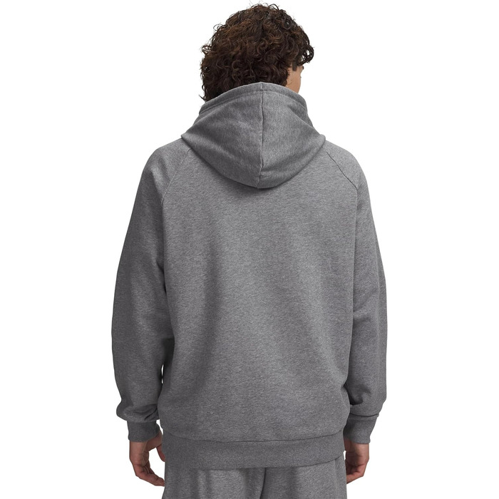 Чоловіча худі Under Armour Rival Fleece з логотипом, сіра (Castlerock Light Heather), розмір M