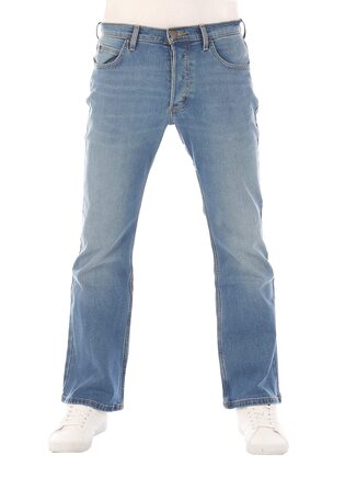 Чоловічі джинси Lee Denver Stretch Bootcut синього кольору Blue Used Fever, розмір 40W / 34L