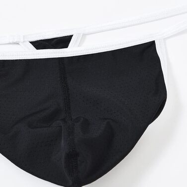 Танга з сіткою для чоловіків Eastisch, чорний колір, розмір XL. М'який та сексуальний дизайн