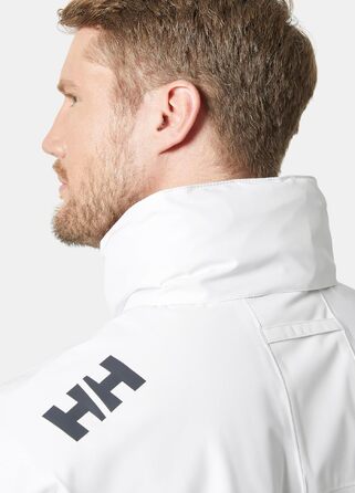 Чоловіча утеплена куртка-мідлеєр Helly Hansen Midlayer Crew Jacket 2.0 з капюшоном, водонепроникна outdoor-куртка, XL, біла
